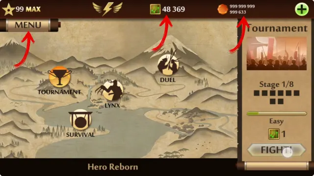 shadow fight 2 unlimited everything
